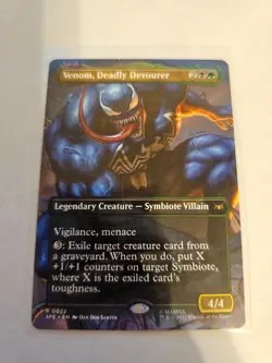 Venom, Deadly Devourer Borderless MTG SPE Nm/M *ON HAND* - Image 1