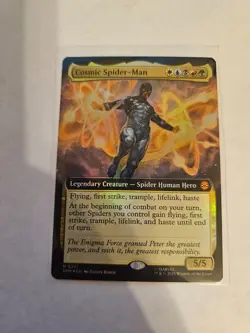 Cosmic Spider-Man Extended FOIL MTG SPM Nm/M *ON HAND* - Image 1