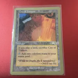 City of Traitors - MTG World Championship Decks 1999 1X Single Card - Image 1