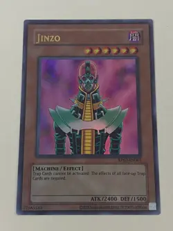 Yugioh - Jinzo - Ultra Rare NM - Free Holographic Card - Image 1
