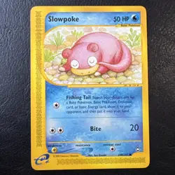 Pokemon TCG Slowpoke 108/147 Aquapolis E Series Card - NM Condition - Image 1