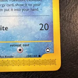 Pokemon TCG Slowpoke 108/147 Aquapolis E Series Card - NM Condition - Image 5