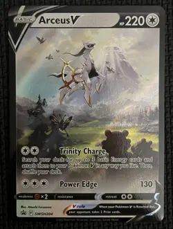 Arceus V SWSH204 Sword & Shield Promo Cards Holo - Image 1