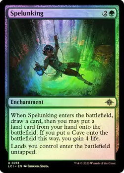 Magic The Gathering MTG SPELUNKING FOIL The Lost Caverns of Ixalan NM Near Mint - Image 1