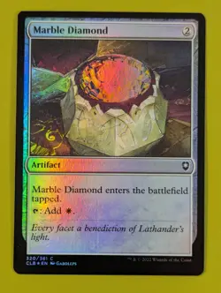 FOIL Marble Diamond x1 Commander Legends: Battle for Baldur's Gate 1x MTG - Image 1