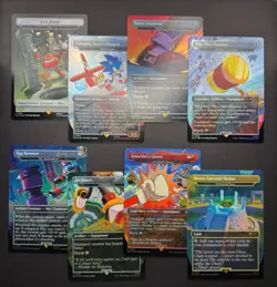 Secret Lair x Sonic Turbo Gear Foil Set + Bonus - Magic The Gathering - NM - Image 1