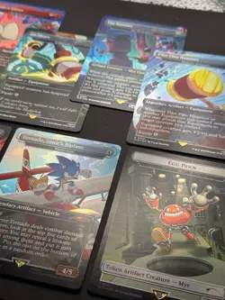 Secret Lair x Sonic Turbo Gear Foil Set + Bonus - Magic The Gathering - NM - Image 3