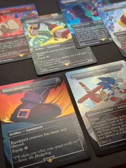 Secret Lair x Sonic Turbo Gear Foil Set + Bonus - Magic The Gathering - NM - Image 4