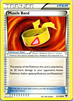 Muscle Band 121/146 XY Uncommon Pokemon - Image 1