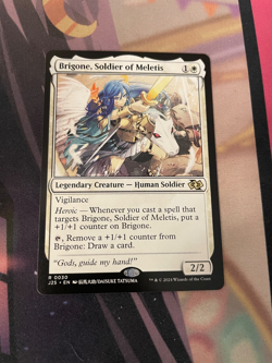 MTG - BRIGONE, SOLDIER OF MELETIS - RARE - NM - J25 - ANIME - Image 1