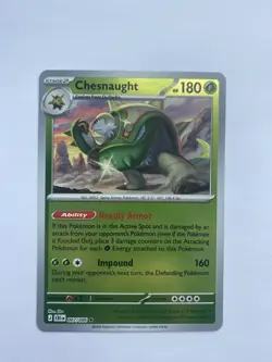 007/086 Chesnaught : Reverse Holo Card : Chaos Rising : Pokemon TCG - Image 1
