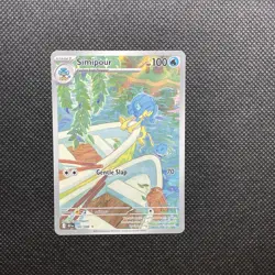 Pokemon Card | Simipour 102/086 | SV: Black Bolt English - Image 1