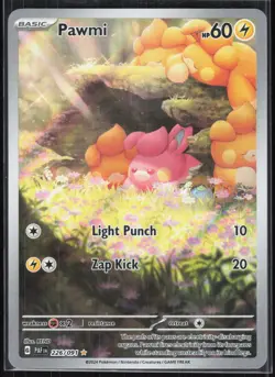 Pawmi 226/091 Illustration Rare Paldean Fates Pokemon NM 01-04-011 - Image 1