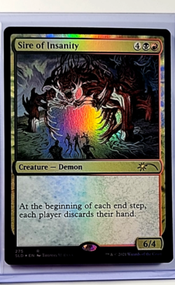2021 MTG Magic the Gathering SLD Secret Lair Drop Foil #275 Sire of Insanity - Image 1