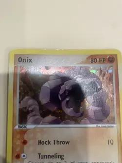 Pokemon TCG Onix 42/112 FireRed & LeafGreen Reverse Holo 80 HP English - Image 3