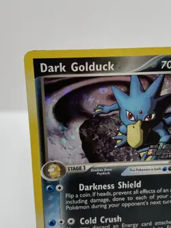 Dark Golduck 35/109 ex Team Rocket Returns Reverse Holo Stamped Vintage Pokemon - Image 2
