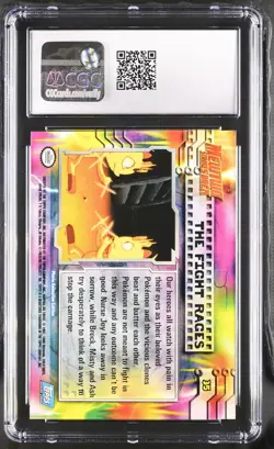 Pokemon Topps 1999 The Fight Rages #35 CGC 10 First Print - Image 2