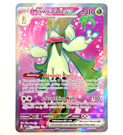 Pokemon Paldea Evolved - Meowscarada EX - Full Art Ultra Rare NM+/MINT - 231/193 - Image 1