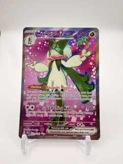 Meowscarada ex 231/193 Ultra Rare Paldea Evolved Pokemon Holo 2023 - Image 1