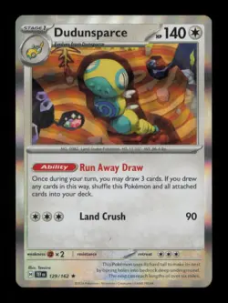HOLO DUDUNSPARCE RARE 129/162 NM POKEMON - Image 1