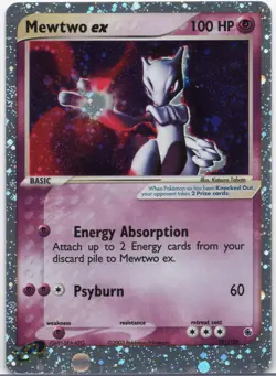 MEWTWO EX 2003 POKEMON TCG: RUBY AND SAPPHIRE 31/68 + BONUS! - Image 1