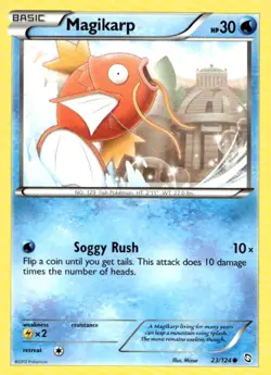 Magikarp 23/124 Common Dragons Exalted Pokemon Lightly Played - Image 1
