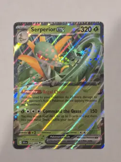 Serperior ex 003/086 Sv: Black Bolt Holo Pokemon CRIMP ERROR - Image 1