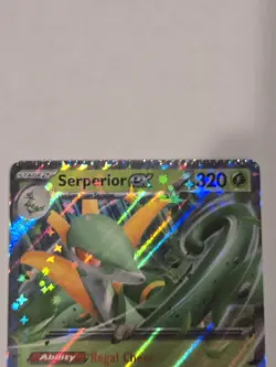 Serperior ex 003/086 Sv: Black Bolt Holo Pokemon CRIMP ERROR - Image 2