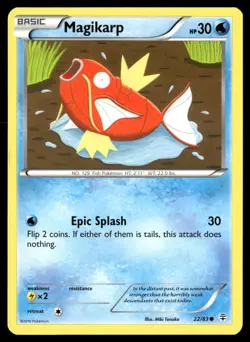 Magikarp 22/83 Common Generations Pokemon Lightly Played - Image 1