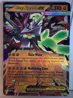 Pokemon Perfect Order Mega Lucario ex 012 Black Star Promo Holo - Image 1