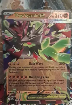 Pokemon Perfect Order Mega Lucario ex 012 Black Star Promo Holo - Image 2
