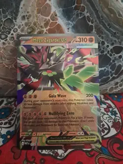 Pokemon Perfect Order Mega Lucario ex 012 Black Star Promo Holo - Image 3