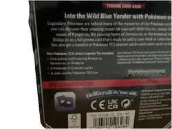 Pokemon TCG Azure Legends Tin Dialga ex SEALED English Promo 4 Booster Packs - Image 5
