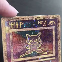 Ancient Mew Holo Promo Pokemon Movie 2000 LP Double Swirl Nintendo - Image 2