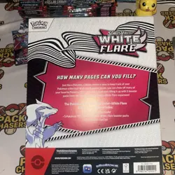 Pokemon Scarlet & Violet White Flare Binder Collection Sealed Box - Image 2