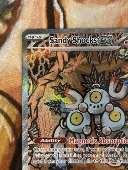 Sandy Shocks EX 159/131 SIR Pokemon SV: Prismatic Evolutions PRE English - NM 🔥 - Image 3