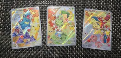 Pokemon TCG First Partner Illustration Collection Series 2 Johto Starters - Image 1