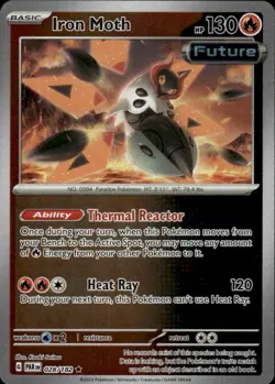 IRON MOTH (NON-HOLO) 28/182 DECK EXCLUSIVES R POKEMON NM/M - Image 1