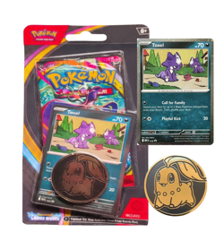 Pokemon TCG Chaos Rising Pack Toxel Promo & Chikorita Coin Sealed NEW - Image 2