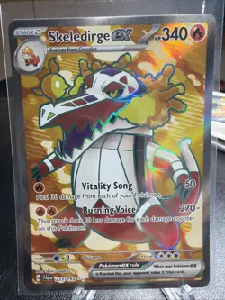 Skeledirge ex 233/193 Full Art Ultra Rare Pokemon 2023 Paldea Evolved NM - Image 1