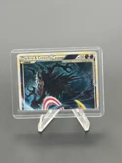 Darkrai & Cresselia LEGEND 99/102 Pokemon HGSS Triumphant LEGEND LP Top *Read* - Image 1