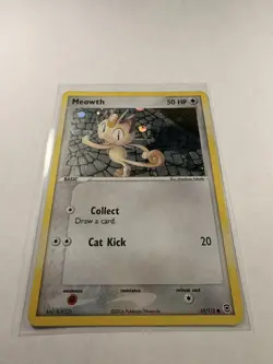 Pokemon Meowth 69/112 FireRed & LeafGreen Reverse Holo English 50 HP - Image 3
