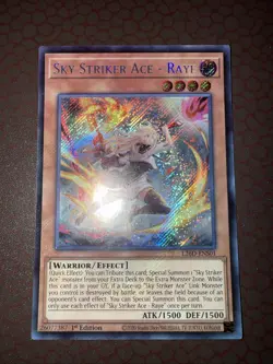 Yu-Gi-Oh! Sky Striker Ace - Raye -L26D-ENS01 - Secret Rare - 1st Edition NM! - Image 1