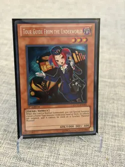 Tour Guide From the Underworld EXVC-EN084 1st Edition Secret Rare - Light Played - Image 1