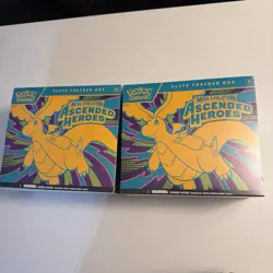 Pokemon Mega Evolutions Ascended Heroes ETB Elite Trainer Box Lot Of 2 - Image 1