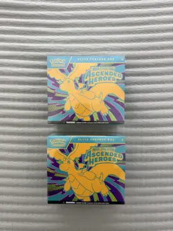 Pokemon Mega Evolutions Ascended Heroes ETB Elite Trainer Box Lot Of 2 - Image 1