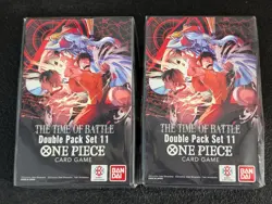 (Lot of 2) One Piece OP-16 Double Pack Set 11 Time of Battle Factory Sealed - Image 1