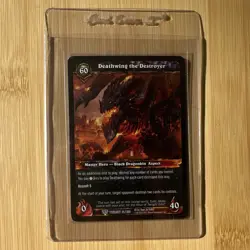 Blizzard WoW TCG Deathwing the Destroyer Master Hero Twilight 21/220 - Image 1