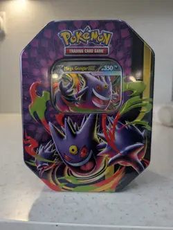 Pokemon TCG: Mega Moonlit Tin Mega Gengar Ex Promo | Factory Sealed - Image 1