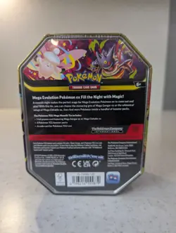 Pokemon TCG: Mega Moonlit Tin Mega Gengar Ex Promo | Factory Sealed - Image 2